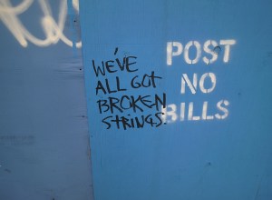 Awesome line I captured while walking the streets of NYC.